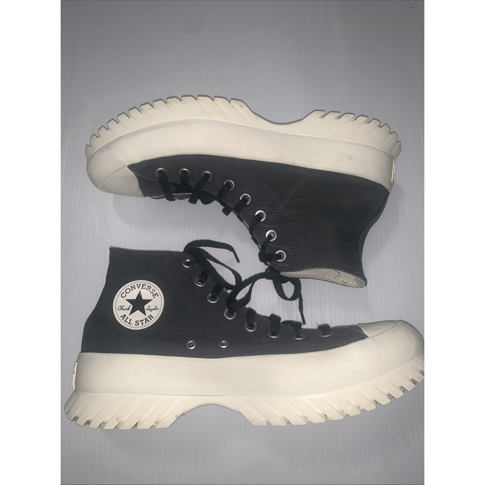 Converse Chuck Taylor Lugged 2.0 Shoes Black Platforms Women's 12.5 Mens 10.5